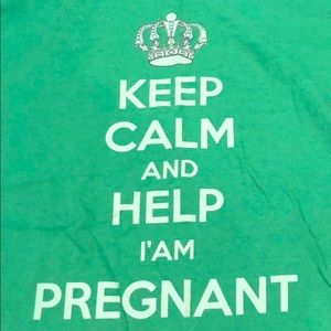 KEEP CALM Green Maternity Top 🤰 XL